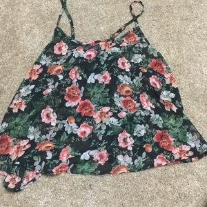 Floral crop top